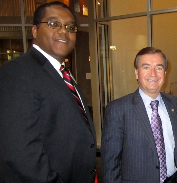 Stephen McDow with Congressman Ed Royce 40th District, California.